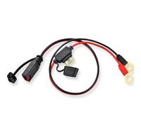 Hsupez Cable de carga mazo de cables, compatible con GC008 X-Connect, 50 cm, M10 (3/8 pulgadas) XL, conector de batería de 16 AWG, con fusible de 20 A, con tapa antipolvo