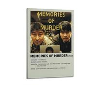 HSUREWTRK Memories of Murder - Póster estético para pared, lienzo decorativo, pintura vintage, para sala de estar, dormitorio, decoración de habitación, 40 x 60 cm, estilo marco