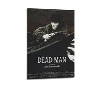 HSUREWTRK Póster de hombre muerto estético para pared, lienzo decorativo, pintura vintage, para sala de estar, dormitorio, decoración de habitación, 50 x 75 cm, estilo marco