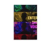 HSUREWTRK Póster estético de Enter The Void para pared, lienzo decorativo, pintura vintage para sala de estar, dormitorio, decoración de 30 x 45 cm, estilo sin marco