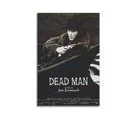 HSUREWTRK Póster estético de hombre muerto, lienzo decorativo, pintura vintage, para sala de estar, dormitorio, decoración de 40 x 60 cm, estilo sin marco