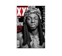 HSUREWTRK Póster estético de Lil Wayne para pared, lienzo decorativo, pintura vintage para sala de estar, dormitorio, decoración de habitación, 40 x 60 cm, estilo sin marco