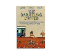 HSUREWTRK Póster estético de The Darjeeling Limited para pared, lienzo decorativo, pintura vintage, para sala de estar, dormitorio, decoración de habitación, 20 x 30 cm, estilo sin marco
