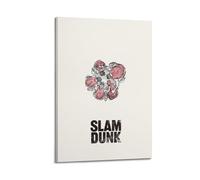 HSUREWTRK Póster estético de The First Slam Dunk, lienzo decorativo para pared, póster vintage para sala de estar, dormitorio, decoración de habitación, 30 x 45 cm, estilo marco