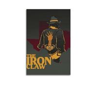 HSUREWTRK Póster estético de The Iron Claw para pared, lienzo decorativo, pintura vintage, para sala de estar, dormitorio, decoración de habitación, 40 x 60 cm, estilo sin marco