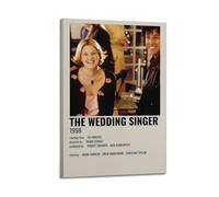 HSUREWTRK Póster estético de The Wedding Singer para pared, lienzo, pintura decorativa, póster vintage para sala de estar, dormitorio, decoración de habitación, 50 x 75 cm, estilo marco