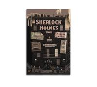 HSUREWTRK Sherlock Holmes - Póster estético de la película 3 pósteres artísticos para pared, lienzo decorativo, pintura vintage para sala de estar, dormitorio, decoración de habitación, 20 x 30 cm