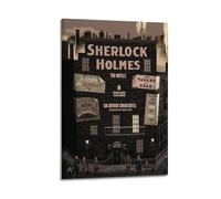 HSUREWTRK Sherlock Holmes - Póster estético de la película 3 pósteres artísticos para pared, lienzo, pintura decorativa vintage para sala de estar, dormitorio, decoración de habitación, 20 x 30 cm