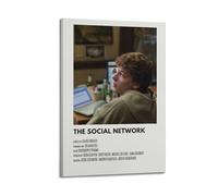 HSUREWTRK The Social Network Posters - Lienzo decorativo decorativo para pared, póster vintage para sala de estar, dormitorio, decoración de habitación, 30 x 45 cm, estilo marco