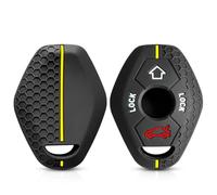 HSUTMEZ Funda de Silicona para Llave de Coche, Funda para BMW E46, E39, E53, X5, X3, E83, X3, Serie 7, 5, 3, 330i, Accesorios y Llavero.