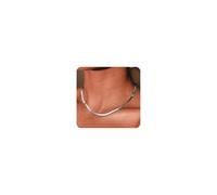 HSWYFCJY Women classic Snake Chain Herringbone Necklace Choker Necklace 3mm/5mm wide chain length as a birthday gift for girls