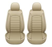 HSXDTK Funda Asiento Coche para Dacia Duster Sandero Spring Logan, Funda Impermeable de Asiento Delantero de Coche, Protector de Asiento de Coche,Beige
