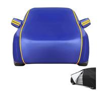 HSXDTK Funda Protectora para Coche para Ford B-MAX C-MAX S-MAX, Cubierta de Coche Impermeable, Funda de Coche Exterior Oxford+Algodón con Cremallera,C/Blue