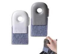 HSYTEK 2 piezas limpiador de marcos de ventanas, limpieza de ventanas, cepillo de limpieza, se puede utilizar en nichos, columnas, esquinas de puertas y ventanas, cepillo multifuncional para juntas