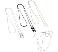 HSYTEK 3pcs Brillenketten, einfach zu bedienen Metall Brillen Lanyard Lanyards für Männer und Frauen, Sonnenbrille Lanyards, Brillenkette damen, Brillenband Damen, multicolor, Talla única