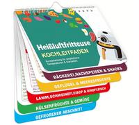 HSYTEK Libro de cocina magnético de Airfryer, recetas freidora de aire caliente alemán - accesorios para airfryer, libro de cocina freidora de aire caliente para la cantidad de temperatura y duración