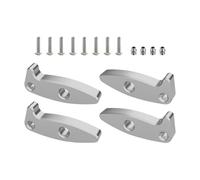 Hsyzygian 1 juego de actualizaciones de suspensión de aluminio 7075 de bordes altos, instalación simple para piezas de ejecución SCX30 Crawlerbot