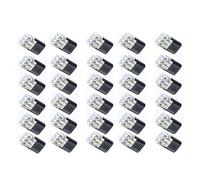 Hsyzygian 10/20/30/40/50 conectores de cable LED enchufables de 3 pines, terminales universales, no requiere pelado, conectores LED sin soldadura