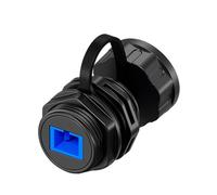 Hsyzygian Adaptador de fibra de factor de forma pequeño IP68 acoplador con cubierta para una conexión segura y estable