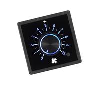 Hsyzygian Ajustador de velocidad del ventilador PWM de 4 pines tipo C Power para flujos de aire personalizables en estuche y dispositivos pequeños, controlador de velocidad del ventilador PWM