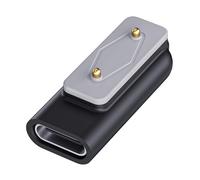 Hsyzygian Conversor de adaptadores de metal tipo C de forma fiable, perfecto para reloj inteligente, dispositivo portátil, fácil de llevar, carga segura durante la noche, conector de carga de metal