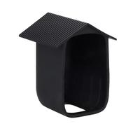 Hsyzygian Funda de silicona para cámara de seguridad EufyCam 3C, negra, antiarañazos, funda protectora de silicona impermeable, funda protectora de seguridad para exteriores