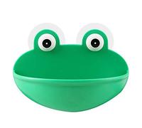 Hsyzygian Jabonera con forma de ranas con ventosas, cocina, baño, para caso, accesorio para el hogar, maceta, decoración de escritorio