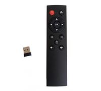 Hsyzygian Mando a distancia inteligente IR Learning 2.4G Air Voice sin giroscopio para Android-TV Box, proyector inteligente, control remoto para soporte inteligente, montaje en pared, barcos, para