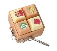 Hsyzygian Pequeño cuadrado Fidgets Clickers con comentarios de sonido satisfactorios para el manejo del estrés Juguete de botón de gato Twiddles