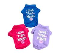 Hsyzygian Ropa de verano para mascotas, chalecos estampados divertidos, transpirables, sin mangas, para clima cálido, ropa transpirable para perros