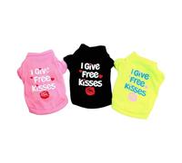 Hsyzygian Ropa de verano para mascotas, chalecos estampados divertidos, transpirables, sin mangas, para clima cálido, ropa transpirable para perros