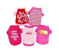Hsyzygian Ropa de verano para mascotas, chalecos estampados divertidos, transpirables, sin mangas, para clima cálido, ropa transpirable para perros