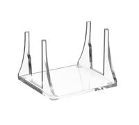 Hsyzygian Soporte vertical para Mac-Mini M1 Host Acrílico Escritorio Router Soporte Transparente Transparente Compacto Soporte Host Holder