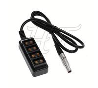 HT 12V 3-Pin 4 puertos D-tap Power Splitter para Steadicam Zephyr Archer2, hembra P-tap adaptador Hub Cable