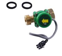 HT120 Sensor Interruptor de Flujo de Agua para Control Automático - 120W 220V/1A Cuerpo Cobre Rosca G3/4 -20°C a 85°C Compatible con Agua/Petróleo/Gas