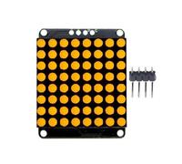 HT16K33 Dot Matrix MCU LED Módulo 8x8, Pantalla Dot Matrix de Dos Hilos I2C, Módulo de controlador de control DC 3.0V-5.5V (rojo, verde, blanco, amarillo, azul)