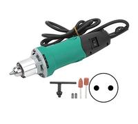 HT2419 Juego de Mini Amoladora Eléctrica de 480 W para Cortar Vidrio y Metal de Jade Kit de Mandril de Control de Velocidad de 6 Mm para Tallar Piedra, Tallar Madera, Pulir