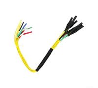 HT306 6 vías automotrices para cables de ruptura para diagnóstico OBD2, sondas de prueba de perforación de alambre con 4 tamaños de terminales para análisis de señal de sensor en talleres de