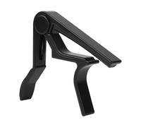 Htaexpu Cejilla de guitarra para guitarra acústica y eléctrica, 6 cuerdas, Capos de ukelele premium, Capo de clip, Capos de abrazadera, Negro