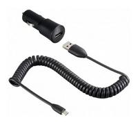HTC Cargador de mechero micro USB CCC200, Negro