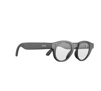 HTC VIVE Eagle - Gafas AI - Pantos - Negro Carbón - Lentes transparentes - Gemini o ChatGPT AI con privacidad incorporada - Lentes ZEISS