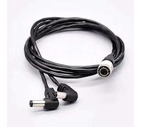 HTcable Lectrosonics SRB SMV SMB - Cable de alimentación (4 pines a 2 conectores de ángulo recto, CC 2,1 mm, 80 cm)