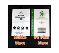 (HTD 30M 20UV) 50 películas de hidrogel de privacidad para protector de pantalla de teléfono móvil, máquina cortadora