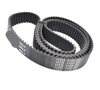 HTD 5M Correa dentada Lp=1050 1055 1060 1065 1070 1075 1080 1085 1090 1100-1135 Ancho 12 mm Goma 2/5 Piezas(1060-5M-(212 Teeth),2PCS_12MM)