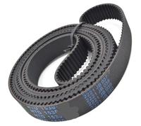 HTD3M Timing Belt Lp=1374 1401 1446 1464 1494 1500 1530 1569 1677-1875 Width 15mm Rubber 5Pcs (1764-(588 Teeth))