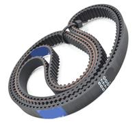 HTD3M Timing Belt Lp=570 573 576 579 582 585 588 591 594 597 600 603 606 609-627 Width 15mm Rubber 5Pcs(624-(208 Teeth))