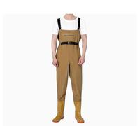 HTDRE Amarillo, 38, Botas de Pesca Transpirables para Hombre y Mujer con cinturón y Botas para vadeo, Pesca con Mosca, Caza y Trabajos en el Barro.