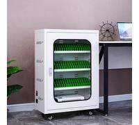 HTDRE Armario de Almacenamiento Recargable para teléfonos móviles, estación de Carga USB para teléfonos celulares, gabinete de Carga para teléfonos móviles de 12 y 60 Puertos, 40 Ranuras.