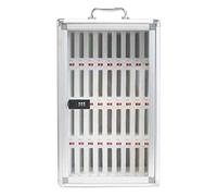 HTDRE Caja para Guardar celulares con Cerradura de combinación - 12-60 Ranuras para Uso en aulas, oficinas, escuelas y conferencias, gabinete para exámenes (12 Ranuras)