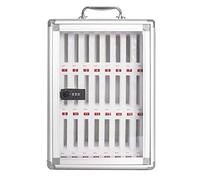 HTDRE Caja para Guardar celulares con Cerradura de combinación - 12-60 Ranuras para Uso en aulas, oficinas, escuelas y conferencias, gabinete para exámenes (12 Ranuras)